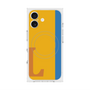 プレミアムスクエアケース with MagSafe［ オリジナル - initial color line - L orange ］