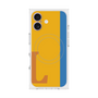 プレミアムスクエアケース with MagSafe［ オリジナル - initial color line - L orange ］
