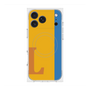 プレミアムスクエアケース with MagSafe［ オリジナル - initial color line - L orange ］