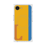 プレミアムスクエアケース with MagSafe［ オリジナル - initial color line - L orange ］