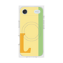 プレミアムスクエアケース with MagSafe［ オリジナル - initial color line - L yellow ］
