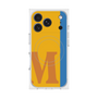 プレミアムスクエアケース with MagSafe［ オリジナル - initial color line - M orange ］