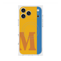 プレミアムスクエアケース with MagSafe［ オリジナル - initial color line - M orange ］