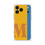 プレミアムスクエアケース with MagSafe［ オリジナル - initial color line - M orange ］