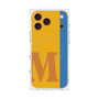 プレミアムスクエアケース with MagSafe［ オリジナル - initial color line - M orange ］