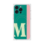 プレミアムスクエアケース with MagSafe［ オリジナル - initial color line - M green ］