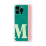 プレミアムスクエアケース with MagSafe［ オリジナル - initial color line - M green ］
