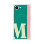 プレミアムスクエアケース with MagSafe［ オリジナル - initial color line - M green ］