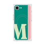プレミアムスクエアケース with MagSafe［ オリジナル - initial color line - M green ］