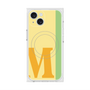 プレミアムスクエアケース with MagSafe［ オリジナル - initial color line - M yellow ］