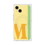 プレミアムスクエアケース with MagSafe［ オリジナル - initial color line - M yellow ］