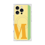 プレミアムスクエアケース with MagSafe［ オリジナル - initial color line - M yellow ］