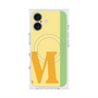 プレミアムスクエアケース with MagSafe［ オリジナル - initial color line - M yellow ］