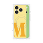 プレミアムスクエアケース with MagSafe［ オリジナル - initial color line - M yellow ］