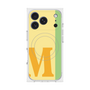 プレミアムスクエアケース with MagSafe［ オリジナル - initial color line - M yellow ］
