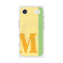 プレミアムスクエアケース with MagSafe［ オリジナル - initial color line - M yellow ］
