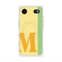 プレミアムスクエアケース with MagSafe［ オリジナル - initial color line - M yellow ］