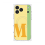 プレミアムスクエアケース with MagSafe［ オリジナル - initial color line - M yellow ］