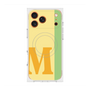 プレミアムスクエアケース with MagSafe［ オリジナル - initial color line - M yellow ］