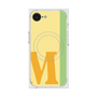 プレミアムスクエアケース with MagSafe［ オリジナル - initial color line - M yellow ］