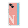 プレミアムスクエアケース with MagSafe［ オリジナル - initial color line - N pink ］