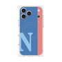 プレミアムスクエアケース with MagSafe［ オリジナル - initial color line - N blue ］