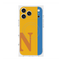 プレミアムスクエアケース with MagSafe［ オリジナル - initial color line - N orange ］