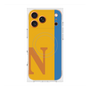 プレミアムスクエアケース with MagSafe［ オリジナル - initial color line - N orange ］