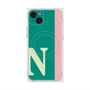プレミアムスクエアケース with MagSafe［ オリジナル - initial color line - N green ］