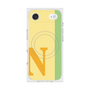 プレミアムスクエアケース with MagSafe［ オリジナル - initial color line - N yellow ］