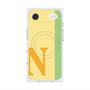 プレミアムスクエアケース with MagSafe［ オリジナル - initial color line - N yellow ］