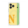 プレミアムスクエアケース with MagSafe［ オリジナル - initial color line - N yellow ］