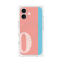 プレミアムスクエアケース with MagSafe［ オリジナル - initial color line - O pink ］