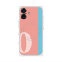 プレミアムスクエアケース with MagSafe［ オリジナル - initial color line - O pink ］