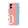プレミアムスクエアケース with MagSafe［ オリジナル - initial color line - O pink ］