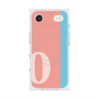 プレミアムスクエアケース with MagSafe［ オリジナル - initial color line - O pink ］