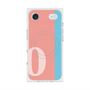 プレミアムスクエアケース with MagSafe［ オリジナル - initial color line - O pink ］