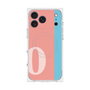 プレミアムスクエアケース with MagSafe［ オリジナル - initial color line - O pink ］
