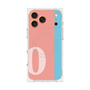 プレミアムスクエアケース with MagSafe［ オリジナル - initial color line - O pink ］