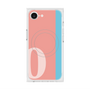 プレミアムスクエアケース with MagSafe［ オリジナル - initial color line - O pink ］