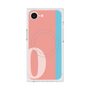 プレミアムスクエアケース with MagSafe［ オリジナル - initial color line - O pink ］