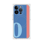 プレミアムスクエアケース with MagSafe［ オリジナル - initial color line - O blue ］