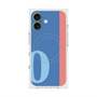プレミアムスクエアケース with MagSafe［ オリジナル - initial color line - O blue ］
