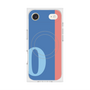 プレミアムスクエアケース with MagSafe［ オリジナル - initial color line - O blue ］