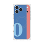 プレミアムスクエアケース with MagSafe［ オリジナル - initial color line - O blue ］