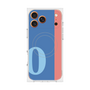プレミアムスクエアケース with MagSafe［ オリジナル - initial color line - O blue ］