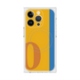 プレミアムスクエアケース with MagSafe［ オリジナル - initial color line - O orange ］
