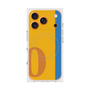 プレミアムスクエアケース with MagSafe［ オリジナル - initial color line - O orange ］