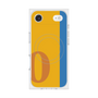 プレミアムスクエアケース with MagSafe［ オリジナル - initial color line - O orange ］