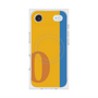プレミアムスクエアケース with MagSafe［ オリジナル - initial color line - O orange ］